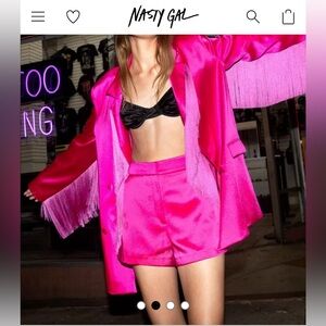 NWT Nasty Gal Fringe Shorts